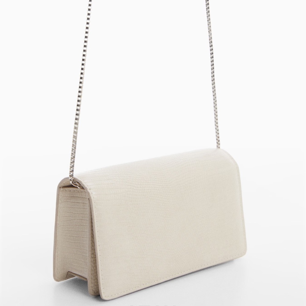 Mango Cream Shoulder Bag